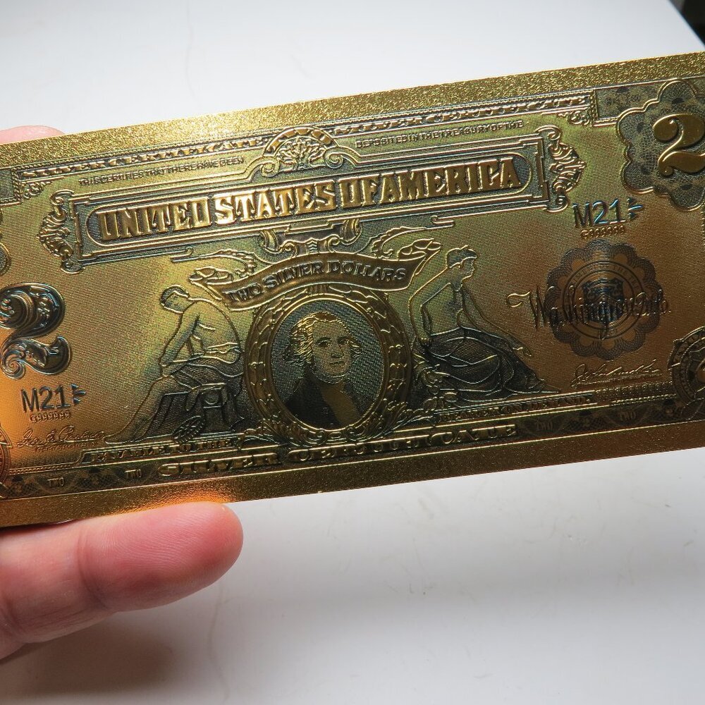 24k United State $2 Bill Collection
